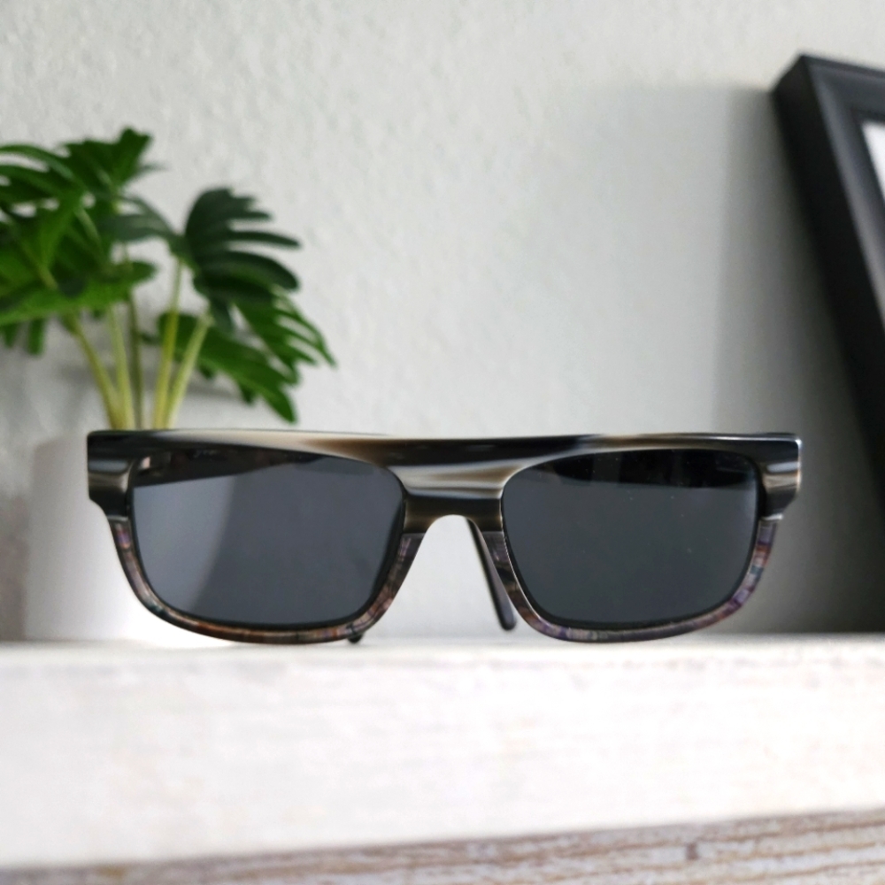 Jean-Charles de lemps Made In France Vintage Marbled Browns Sunglasses